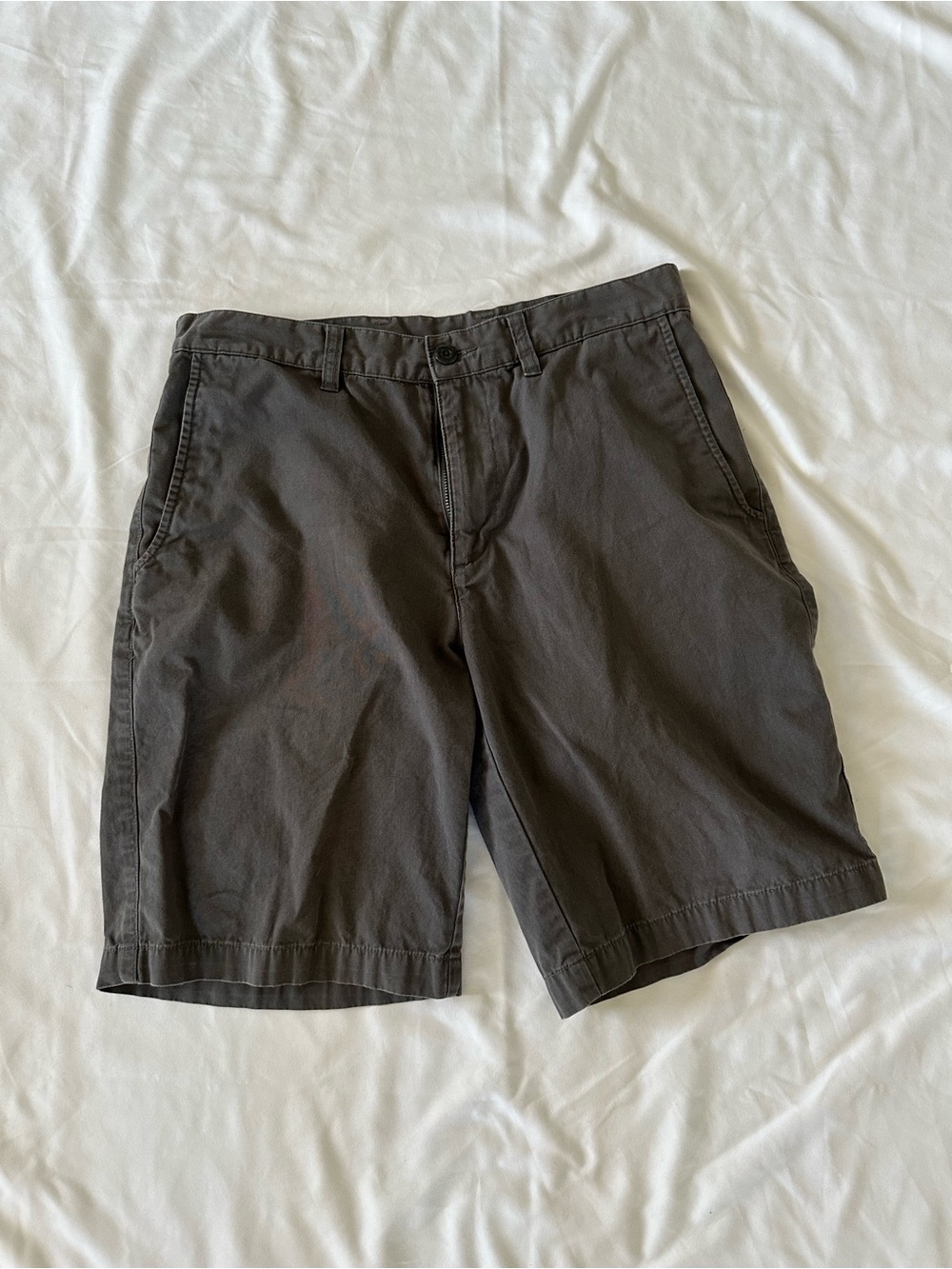 Patagonia Men's Flat Front Shorts in Charcoal Gray
